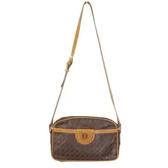 LOEWE ロエベ アナグラム ショルダーバッグ アマソナ クロスボディ ロゴ 斜め掛け ゴールド金具 ヴィンテージ ブラウン レディース