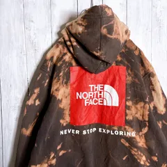 【海外モデル】ザ・ノースフェイス THE NORTH FACE ブリーチ タイダイ バックプリント スウェット パー #98