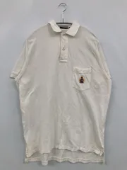 Polo by Ralph Lauren ポロバイラルフローレン ポロシャツ M ホワイト 無地 ワンポイント 刺繍 半袖