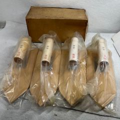 五行竹筒花入 竹製 筒 花入 銅落とし 3本組 紙箱 - メルカリ