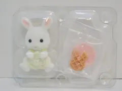 エポック社 シルバニアファミリー 赤ちゃんコレクション 赤ちゃんスイーツシリーズ しろウサギの赤ちゃんとウサギワッフル・お皿