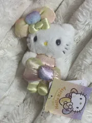 サンリオ ハローキティ 50周年 ファッションリボン 誕生日シリーズ マスコットホルダー キーホルダー