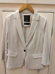 M17　リフレクト　Refiect　アイボリー　ジャケット　未使用品　13号　ワールド　日本製　ビジネス