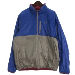 ナイキ NIKE リバーシブル 中綿 ジャケット ブルー レッド XL