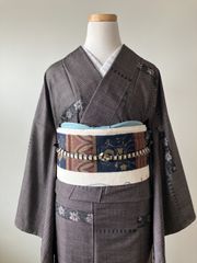 新品未使用 本場夏大島紬 藍泥染 夏着物 逸品 証紙付 - メルカリ