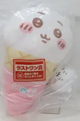 BANDAI SPIRITS 一番くじ ちいかわ SWEETS SHOP ラストワン賞 大きいアイスクリームの幸せクッション