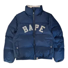 A BATHING APE(アベイシングエイプ) 25AW BAPE DETACHABLE SLEEVES DOWN JACKET 2WAY ダウン ジャケット 001DNK802001L F ネイビーのサムネイル