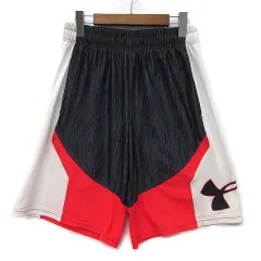 アンダーアーマー UNDER ARMOUR UA モーマニー ショーツ ハーフパンツ バスケ MBK1460 レッド ブラック 赤 黒 MD