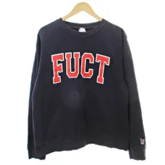 ファクト fuct USA製 トレーナー スウェット カレッジロゴ 長袖 M 紺 ネイビー 1205 IBO86のサムネイル