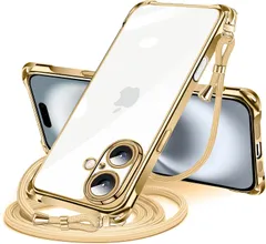 【在庫セール】カバー アイフォン17 肩掛け 斜めかけ スマホケース 縄掛けケース 透明 薄型 iPhone17 軽量 耐衝撃 ショルダー TPU ストラップ付き クリア 紐付き 斜めがけ 織りストラップ付き ケース ネックストラップ ショルダー 用 縦/横
