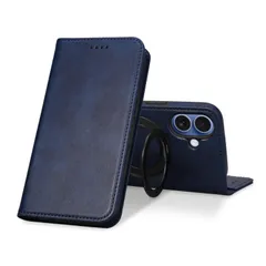 【在庫セール】ダークブルー W1J 6.3インチ マグネット付き カード収納 ケース ケース 手帳型 手帳型 アイフォン17用 スタンド機能付 360度回転 用 17 iPhone Rssviss