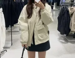 ダウン ZARA ザラ メンズ 状態