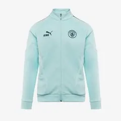 【送料無料・匿名配送】PUMA プーマ マンチェスター・シティ 25/26 King アンセム ジャケット トレーニングウェア 練習着 ジャージ 長袖 ジャケット 銀（シルバースカイ）紺（ディープネイビー）新品 正規品 並行輸入 日本未発売