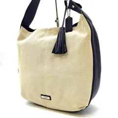【良品】 coach handbag shoulder canvas beige ladies vintage コーチ ハンドバッグ キャンバス ベージュ