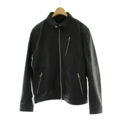 ラトルトラップ Rattle Trap シングル ライダースジャケット ラムレザー 革ジャン M 黒 ブラック 長袖 ジッパーポケット M0593LJM101 /PP ■GY01