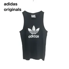 【トレフォイルロゴ】adidas アディダスオリジナルス　タンクトップ　黒　M
