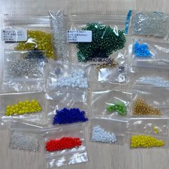 昭和レトロ レトロビーズ おさかなビーズ レインボーカラー 大きめ 