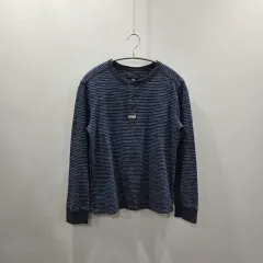 POLO RALPH LAUREN(ポロラルフローレン) キッズ ストライプ ヘンリーネック ロングスリーブ M/10/12