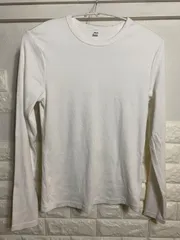 ユニクロ　ソフトリブクルーネックT 長袖　Mサイズ