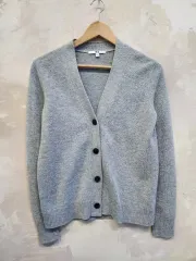 UNIQLO グレー Vネック カーディガン