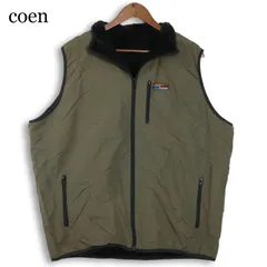 coen コーエン 秋冬★ ボア リバーシブル フリース ベスト Sz.XL メンズのサムネイル