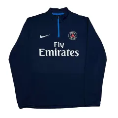 L NIKE パリ・サンジェルマン 17-18 シーズン ネイビー トレーニング トップス