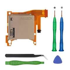 JIVELER Switch Lite交換用ゲームカートリッジカードリーダースロット スイッチライト専用カードスロットモジュール カードリーダースロット修理キット付き NS Lite修理アクセサリー