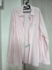 トミーヒルフィガー オックスフォード シャツ ピンク 105 XL 百貨店購入