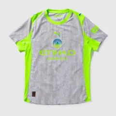 【送料無料・匿名配送】PUMA プーマ マンチェスター・シティ 25/26 アウェイ オーセンティック 選手着用モデル レプリカシャツ レプリカユニフォーム Tシャツ 半袖 黒（プーマブラック）新品 正規品 並行輸入 日本未発売