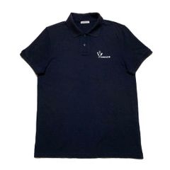 国内正規品 モンクレール モンダック プリント ポロシャツ ネイビー 国内正規品 モンクレール モンダック プリント ポロシャツ ネイビー