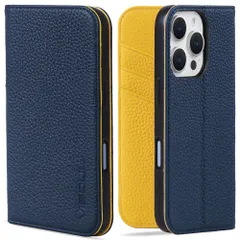 新品 VISOUL iPhone16 Pro 対応 ケース 手帳型 本革 MagSafe対応 アイフォン16 プロ手帳型ケース レザー ア スマホケース 横置きスタンド機能付き手帳型ケース カード収納 全面保護 マグネット携帯カバー 柔軟なTPU素材 あいふぉ