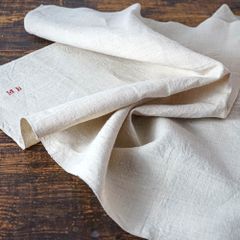 アンティーク グレインサック レッドライン 麻袋 穀物袋 イニシャル