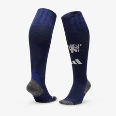 [무료 배송 · 익명 배송] XL 사이즈 약 29.5-31.0cm adidas 아디다스 맨체스터 유나이티드 24/25 어웨이 양말 트레이닝웨어 양말 스타킹 감색 (나이트 인디고) 신품 정규품