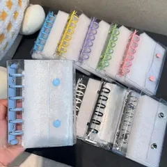 クリアバインダーシール手帳 A7 6穴タイプ お得な リフィル30枚付き