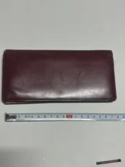 【訳あり】【中古】CYPRIS MORPHO 長財布 コードバン ベジタブルタンニンレザー ボルドー