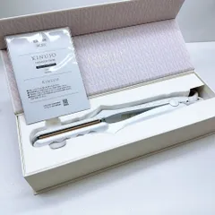 《最新モデル??新品未使用》 KINUJO 絹女 ストレート アイロン ホワイト LM-225 ,2602264