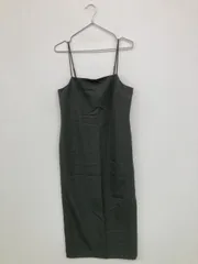 URBAN RESEARCH アーバンリサーチ ワンピース 36 グリーン 無地 袖なし タイト