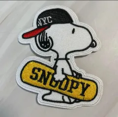 スヌーピー　ワッペン　アップリケ　アメキャラ
