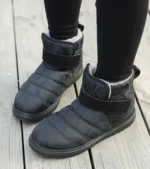 送料無料 スノーブーツ ショートブーツ ハイカット 裏ボア 防寒 男女兼用 メンズ レディース 防水 雪靴 ブーツ 短靴 カジュアル 滑り止め ウォーキング 新品 秋冬 おしゃれ