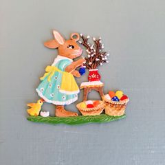 BARTOLUCCI バルトルッチ 木製 オルゴール 壁掛け うさぎ イタリア製