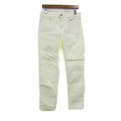 アッパーハイツ デニムパンツ ボトムス ストレッチ ジーンズ レディース 25サイズ オフホワイト upper hights 【中古】