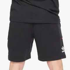 【送料無料・匿名配送】adidas Originals アディダス オリジナルス マンチェスターユナイテッド フレンチテリー ショーツ ショートパンツ ハーフパンツ スウェット 黒（ブラック）新品 正規品 並行輸入 日本未発売