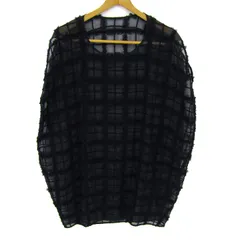 サカヨリ シアーブラウス シャツ トップス ノースリーブ カットソー レディース 36サイズ ネイビー sakayori 【中古】のサムネイル