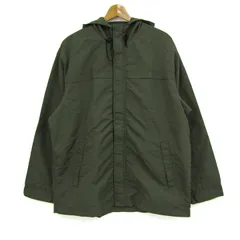 ユニクロ ナイロンジャケット アウター マウンテンパーカー 大きいサイズ メンズ XLサイズ カーキ UNIQLO 【中古】