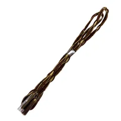 【美品】 帯締め 優品 幾何学模様 茶色 正絹 和装小物  【中古】