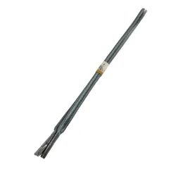 【美品】 帯締め 優品 幾何学模様 金糸 青灰色 正絹 和装小物  【中古】