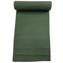 反物 秀品 色無地 地紋 灰緑 正絹 【中古】