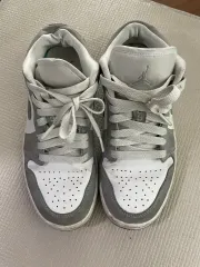 ナイキ ジョーダン1 白 ウルフグレー 230