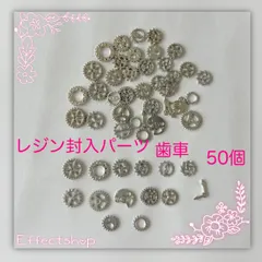 ஐ☘︎︎レジン封入パーツ 歯車S