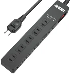 電源タップ 10個AC口 延長コード 1m 雷ガード ブラック スイングプラグ 一括スイッチ ほこりシャッター付 コンセント oa スイッチ付き 壁掛け たこあしコンセント テーブル マルチタップ 耐熱